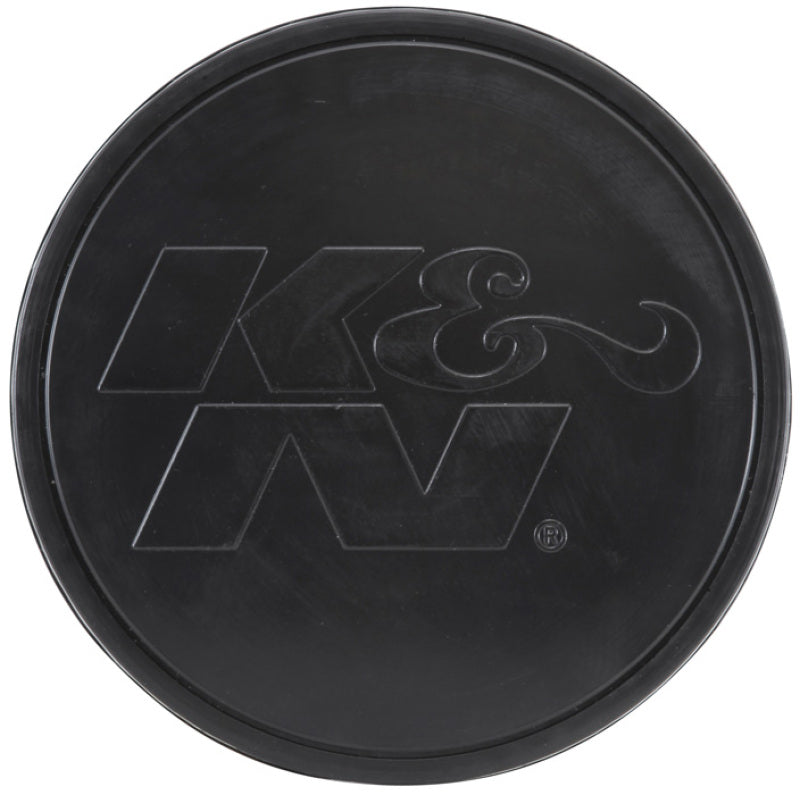 K&N Universal Rubber Filter-Round Tapered 4in Flange ID x 8in Base OD x 6.625in Top OD x 8in H K&N Engineering Air Filters - Universal Fit  AXOPROS