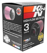 K&N Universal Rubber Filter - Round Tapered 6in Base OD x 3in Flange ID x 6in H K&N Engineering Air Filters - Universal Fit  AXOPROS