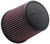 K&N Universal Rubber Filter - Round Tapered 6in Base OD x 3in Flange ID x 6in H K&N Engineering Air Filters - Universal Fit  AXOPROS