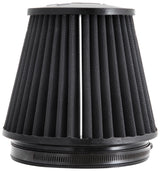 K&N Universal Rubber Filter Round Tapered 6in Flange ID x 7.5in Base OD x 5.25in Top OD x 6in Height K&N Engineering Air Filters - Universal Fit  AXOPROS