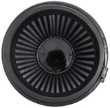 K&N Universal Rubber Filter Round Tapered 6in Flange ID x 7.5in Base OD x 5.25in Top OD x 6in Height K&N Engineering Air Filters - Universal Fit  AXOPROS