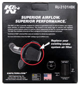 K&N Universal Rubber Filter Round Tapered 6in Flange ID x 7.5in Base OD x 5.25in Top OD x 8in Height K&N Engineering Air Filters - Universal Fit  AXOPROS