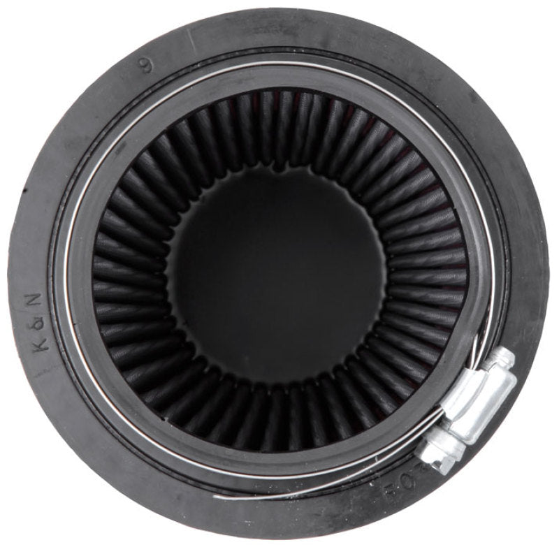 K&N Universal Rubber Filter Round Tprd 3.313in Flange ID x 4.75in Base OD x 3.5in Top OD x 6.5in H K&N Engineering Air Filters - Universal Fit  AXOPROS