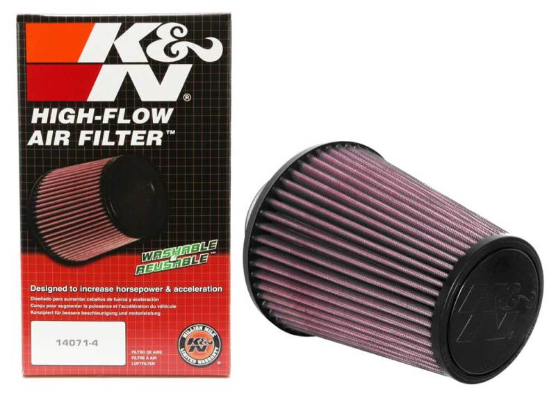 K&N Universal Tapered Filter 3in Flange ID x 6in Base OD x 4in Top OD x 6.75in Height K&N Engineering Air Filters - Universal Fit  AXOPROS