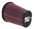 K&N Univrsl Rubber Oval Tprd Filter 2.438in F ID/3.75in B-OW/4.5in B-OL/2.5in T-OW/3.5in T-OL/6in H K&N Engineering Air Filters - Universal Fit  AXOPROS