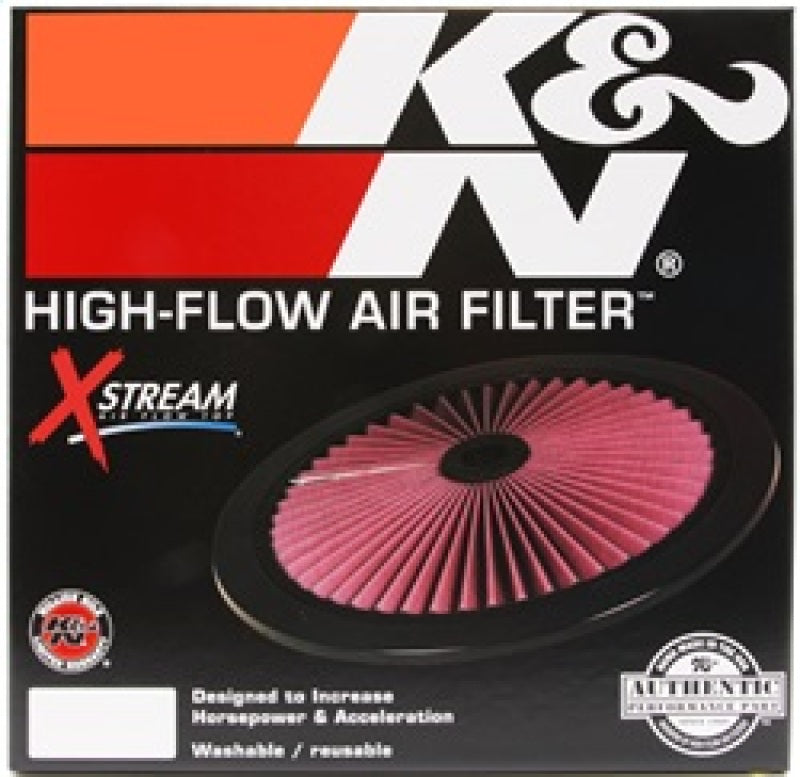 K&N X-Stream Top Filter X-Stream 14 inch OD Black K&N Engineering Air Filters - Universal Fit  AXOPROS