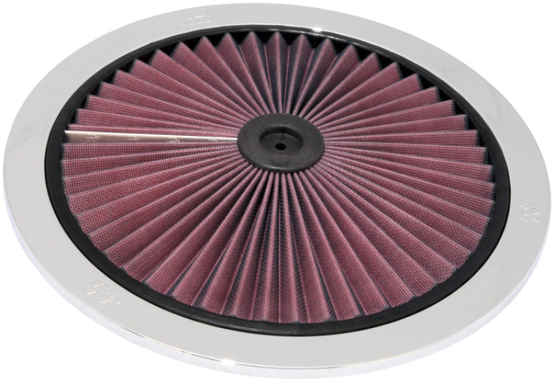 K&N X-Stream Top Filter X-Stream 14 inch OD Chrome K&N Engineering Air Filters - Universal Fit  AXOPROS