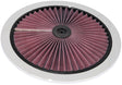 K&N X-Stream Top Filter X-Stream 14 inch OD Chrome K&N Engineering Air Filters - Universal Fit  AXOPROS