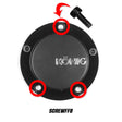 Konig Cap Screw (Black) For CAPFFB - Flow Formed (Single) Konig Wheel Center Caps  AXOPROS