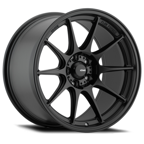 Konig Dekagram 16x8 4x100 ET35 Semi-Matte Black Konig Wheels - Cast  AXOPROS