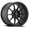 Konig Dekagram 16x8 4x108 ET40 Semi-Matte Black Konig Wheels - Cast  AXOPROS