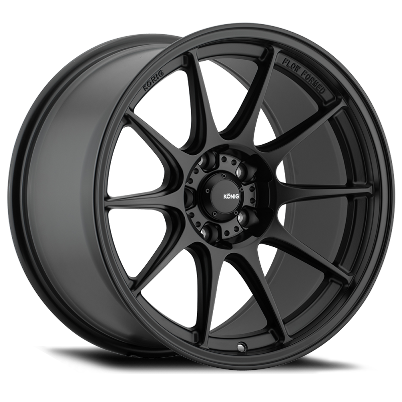 Konig Dekagram 19x8.5 5x114.3 ET43 Semi-Matte Black Konig Wheels - Cast  AXOPROS