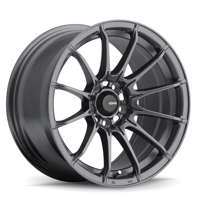 Konig Dial In 15x7 4x100 ET35 Matte Grey Konig Wheels - Cast  AXOPROS