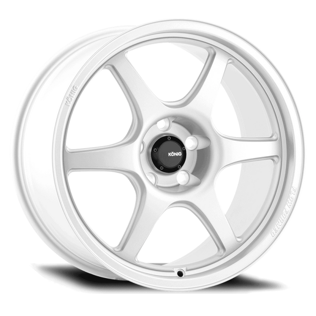 Konig Hexaform 15x8 4x100 ET25 Gloss White Konig Wheels - Cast  AXOPROS