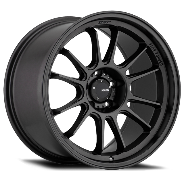 Konig Hypergram 18x8.5 5x112 ET43 Matte Black Konig Wheels - Cast  AXOPROS