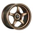 Konig Hyperspec 17x8 4x100 ET40 Matte Bronze Wheel (Knurled Bead) Konig Wheels - Cast  AXOPROS