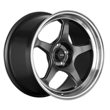 Konig Hyperspec 18x8 5X114.3 ET35 Anthracite Metallic Wheel w/ Mirror Machined Lip Konig Wheels - Cast  AXOPROS
