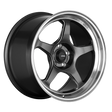 Konig Hyperspec 18x9A 5x112 ET42 Anthracite Metallic Wheel w/ Mirror Machined Lip (Knurled Bead) - AXOPROS