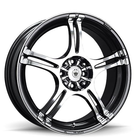 Konig Incident 13x5.5 8x100/114.3 ET38 Graphite Konig Wheels - Cast  AXOPROS