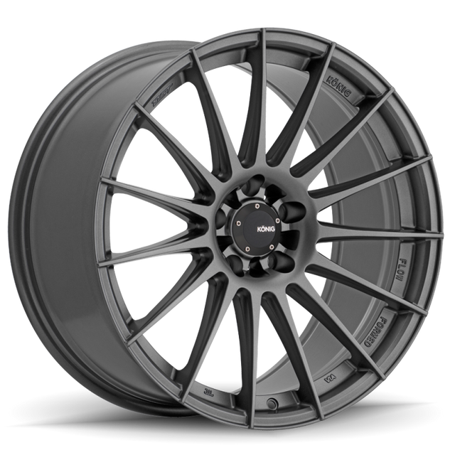 Konig Rennform 18x9 5x112 ET45 Matte Grey Konig Wheels - Cast  AXOPROS