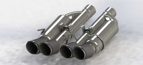 Kooks 09-13 Chevrolet Corvette Z06/ZR1 3in. Valved Axle-Back Exhaust w/ SS Tips Kooks Headers Axle Back  AXOPROS