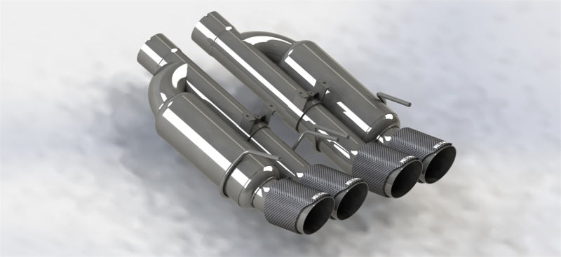 Kooks 09-13 Chevrolet Corvette Z06/ZR1 3in. Valved Axle-Back Exhaust w/ SS Tips Kooks Headers Axle Back  AXOPROS