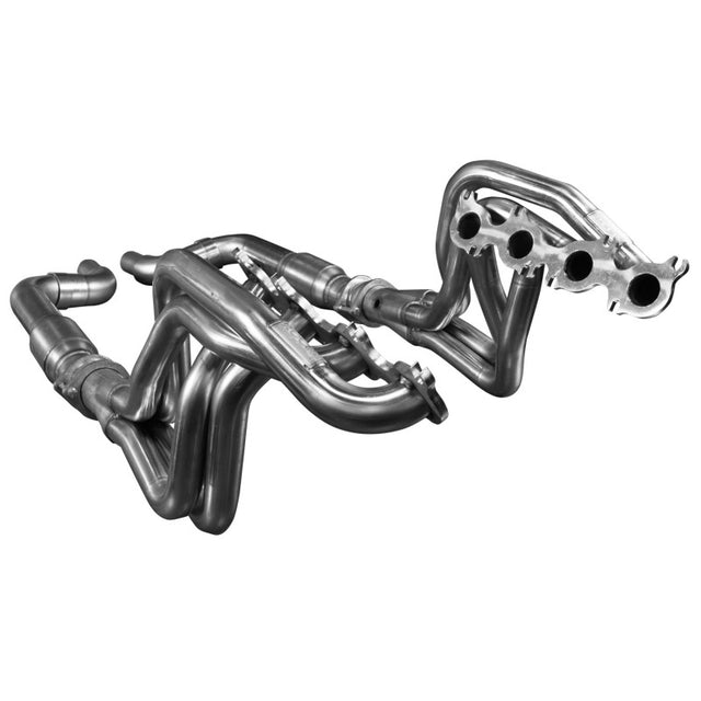 Kooks 15-24 Ford Mustang GT/Dark Horse V8 5.0L 1-7/8in SS Headers w/ GREEN Catted Connection Pipe Kooks Headers Headers & Manifolds  AXOPROS