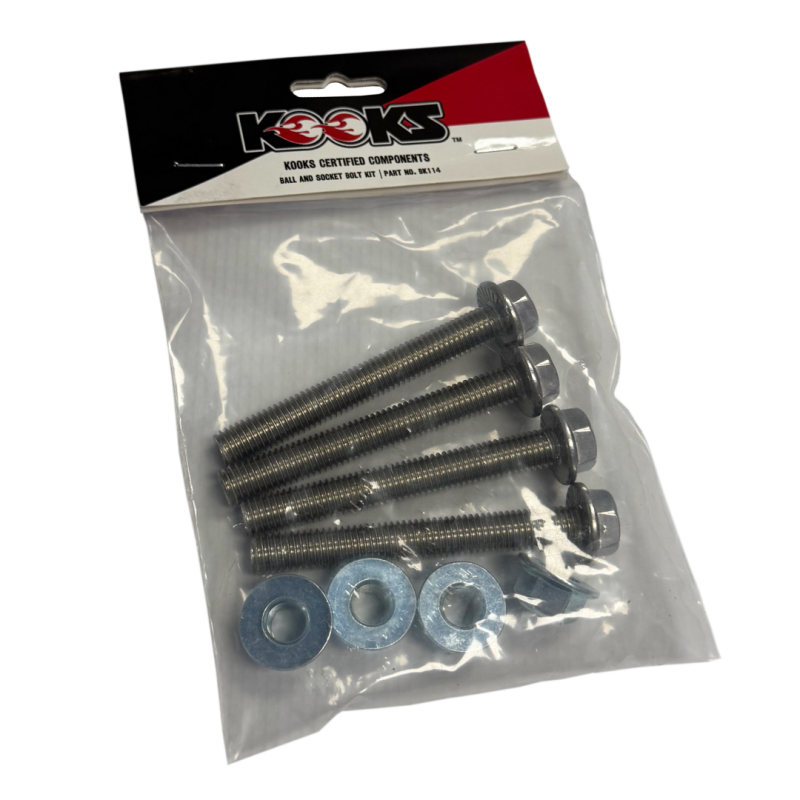 Kooks Locking Ball and Socket Bolt Kit (2 Bolts/2 Nuts/Locking Hardware) Kooks Headers Flanges  AXOPROS