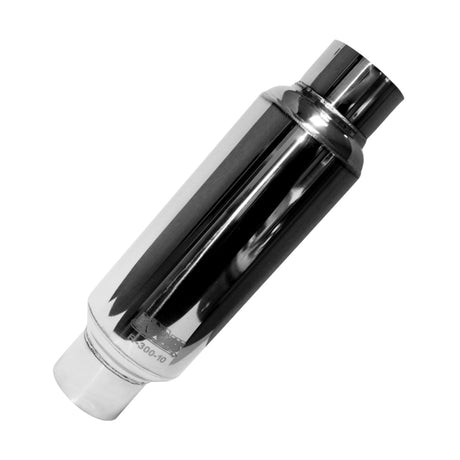 Kooks Universal 3in Round Muffler 10in Long. Pol SS Kooks Headers Muffler  AXOPROS