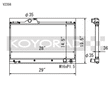 Koyo 01-05 Lexus IS300 (MT) Radiator Koyo Radiators  AXOPROS