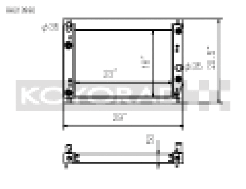 Koyo 05-13 Chevrolet Corvette C6 Racing Radiator Koyo Radiators  AXOPROS