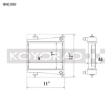 Koyo 2020 Toyota Supra 3.0L Turbo Radiator Koyo Radiators  AXOPROS