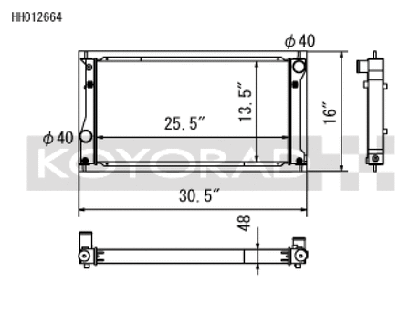 Koyo 2022+ Toyota GR86 and Subaru BRZ Competition All-Aluminum Radiator Koyo Radiators  AXOPROS
