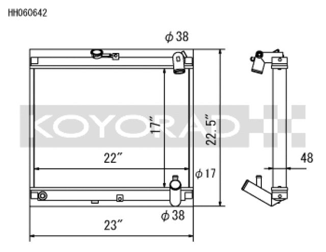 Koyo 86-88 Mazda RX-7 FC NA/Turbo (MT) Radiator Koyo Radiators  AXOPROS