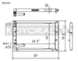 Koyo 94-01 Acura Integra w/ K-Series Swaps (2.0/2.4L) Radiator Koyo Radiators  AXOPROS