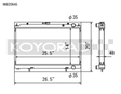 Koyo 95-98 Nissan 240SX S14 2.4L KA24DE (MT) Radiator Koyo Radiators  AXOPROS