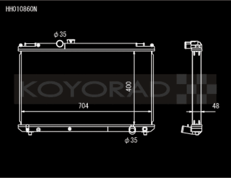Koyo 96-00 Toyota Chaser JZX100 2.5L Inline 6 Turbo w/ Manual Trans Radiator Koyo Radiators  AXOPROS