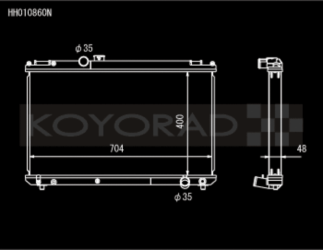Koyo 96-00 Toyota Chaser JZX100 2.5L Inline 6 Turbo w/ Manual Trans Radiator Koyo Radiators  AXOPROS
