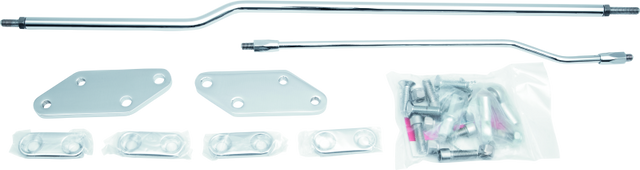 Kuryakyn 03-08 Dyna Forward Control Extenders Chrome Kuryakyn Footpegs  AXOPROS