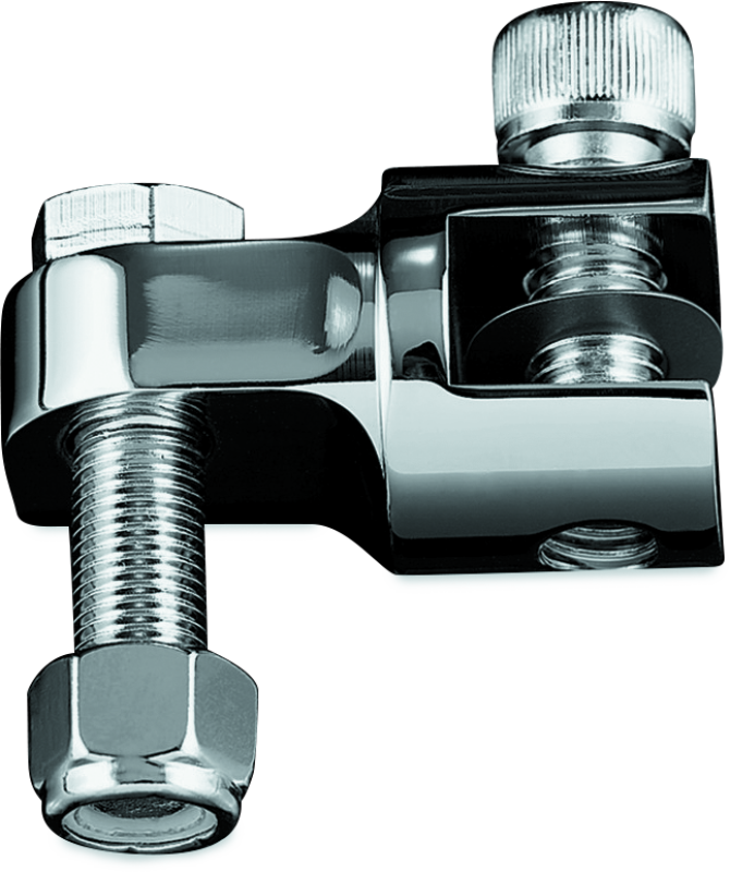 Kuryakyn 1-1/4in Stirrup Heel Rest Extenders Chrome Kuryakyn Footpegs  AXOPROS