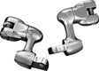 Kuryakyn 2in Adjustable Lockable Offsets With Male Mount Adapter Chrome Kuryakyn Footpegs  AXOPROS