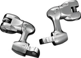 Kuryakyn 2in Adjustable Lockable Offsets With Male Mount Adapter Chrome Kuryakyn Footpegs  AXOPROS