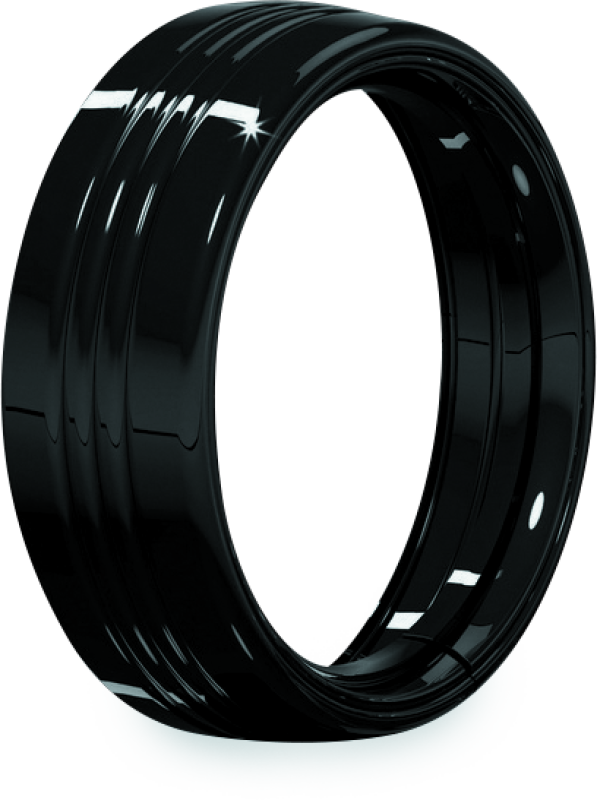 Kuryakyn 7inch Headlamp Trim Ring Gloss Black Kuryakyn Headlights  AXOPROS