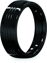 Kuryakyn 7inch Headlamp Trim Ring Gloss Black Kuryakyn Headlights  AXOPROS