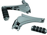 Kuryakyn Adjustable Passenger Pegs With ISO Small Pegs Chrome Kuryakyn Footpegs  AXOPROS