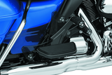 Kuryakyn Adjustable Passenger Pegs With Small ISO Pegs Black Kuryakyn Footpegs  AXOPROS