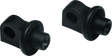 Kuryakyn Adjustable Stop Splined Peg Adapter Black Kuryakyn Footpegs  AXOPROS