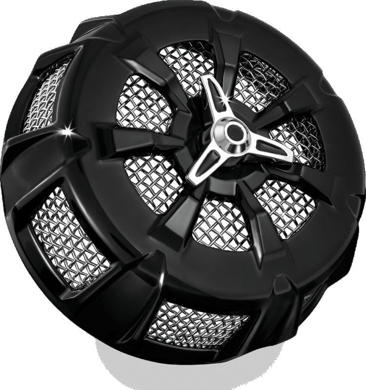 Kuryakyn Alley Cat Air Cleaner Cover Screamin Eagle Stage 1 Kits Gloss Black Kuryakyn Air Intake Components  AXOPROS