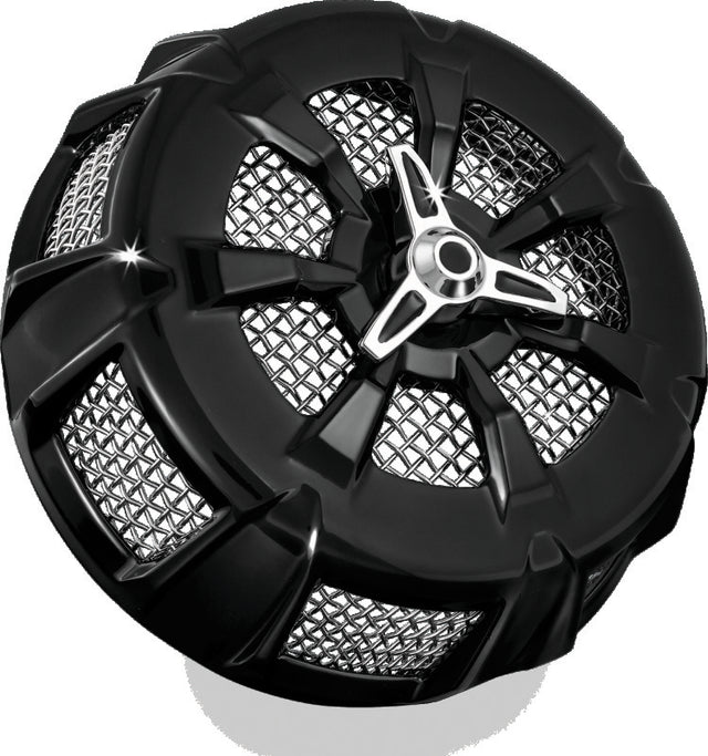 Kuryakyn Alley Cat Air Cleaner Cover Screamin Eagle Stage 1 Kits Gloss Black Kuryakyn Air Intake Components  AXOPROS