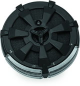 Kuryakyn Alley Cat Fuel & Battery Gauge Gloss Black Kuryakyn Gauges  AXOPROS